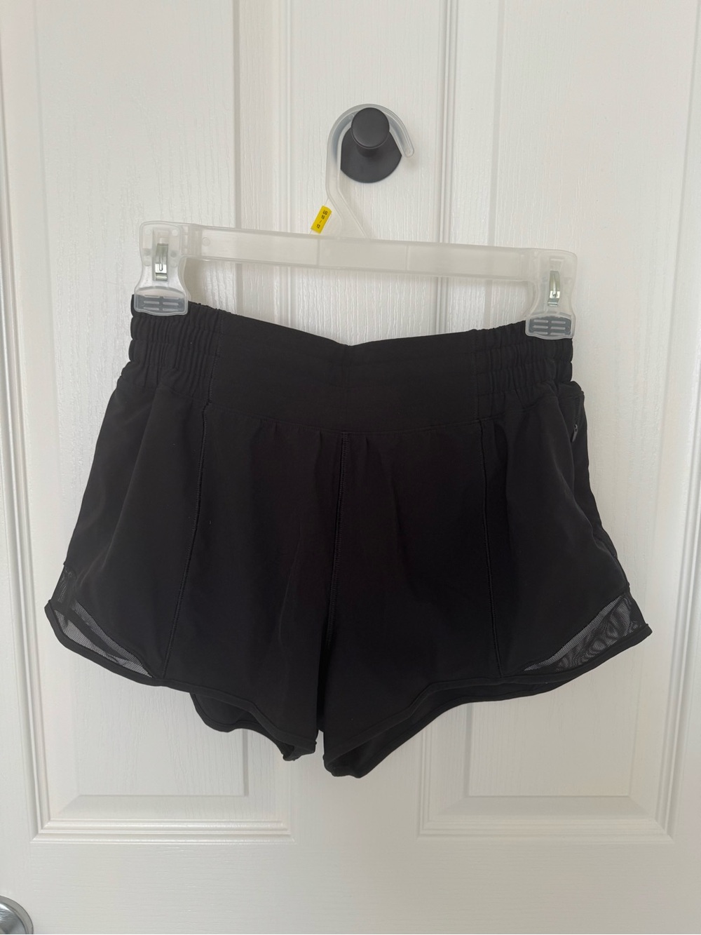 Lululemon Black Hotty Hot Shorts - High-Waist, Size 6